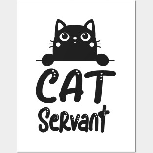 Cats Service Funny Motif Cat Owners Posters and Art